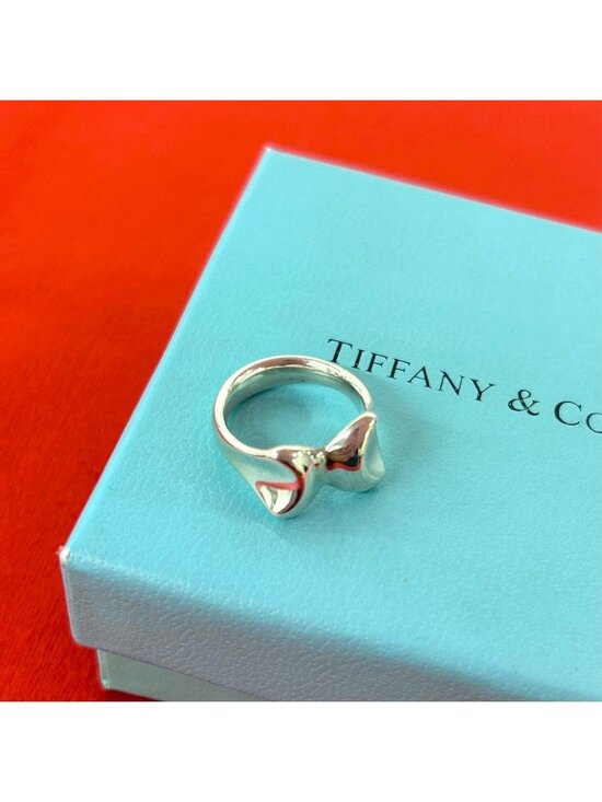 Tiffany & Co. Jewelry - Tiffany & Co Butterfly Motif Ring 925 Sterling Silver